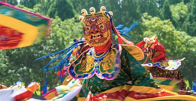 Festival Tsechu à Thimphu - Bhoutan