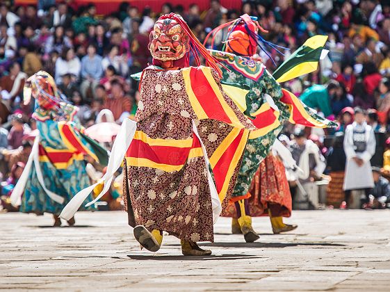 Festival Tsechu à Thimphu - Bhoutan