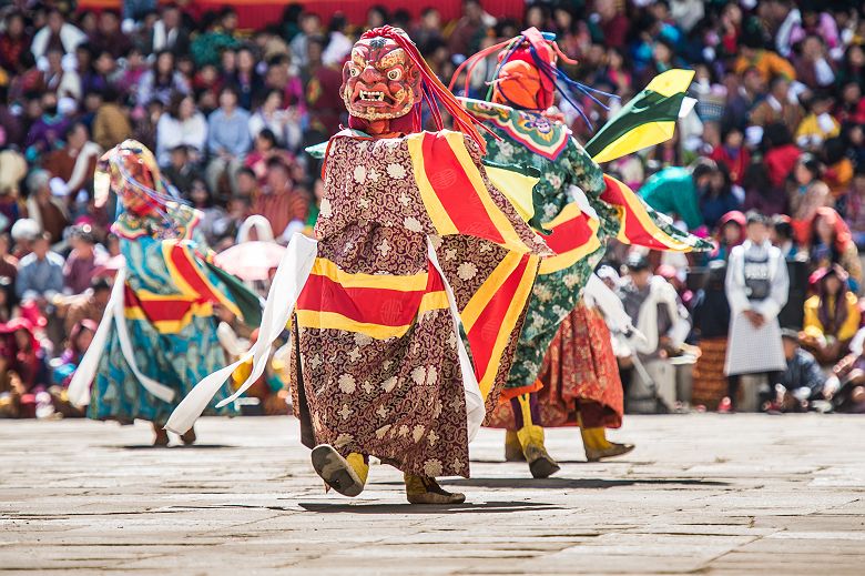 Festival Tsechu à Thimphu - Bhoutan