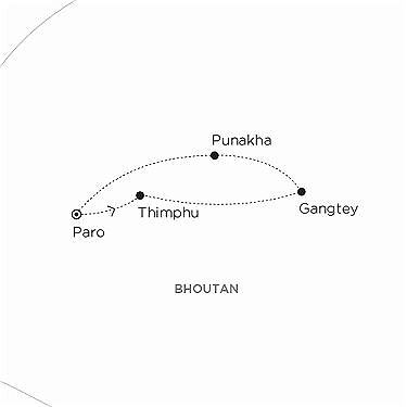 Carte programme Bhoutan 