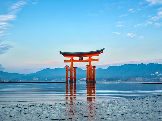 Japon - Portail Torii à Miyajima