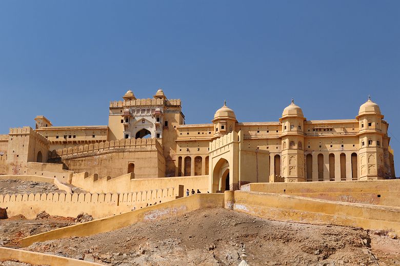 Le Fort d'Amber à proximité de la ville de Jaipur en Inde