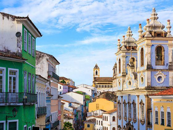 Brésil - Vue du centre ville historique de Pelourinho