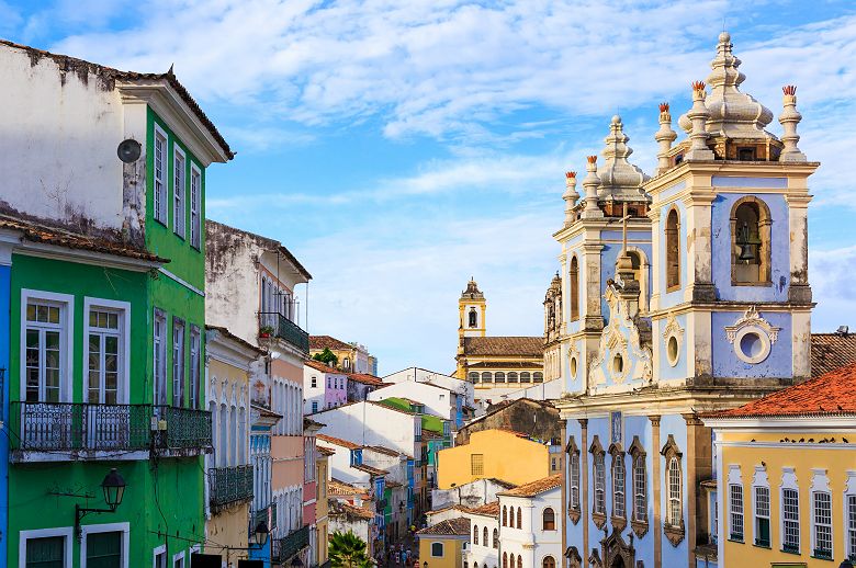 Brésil - Vue du centre ville historique de Pelourinho