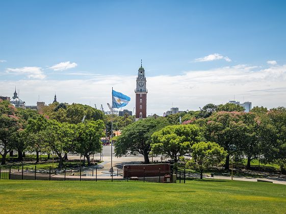 Tour des anglais et place du général San Martin, Buenos Aires - Argentine