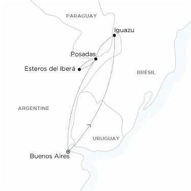 Carte ARGENTINE - Safari argentin au cœur du vivant 
