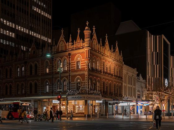 Rue de la ville / Adélaïde / Australie