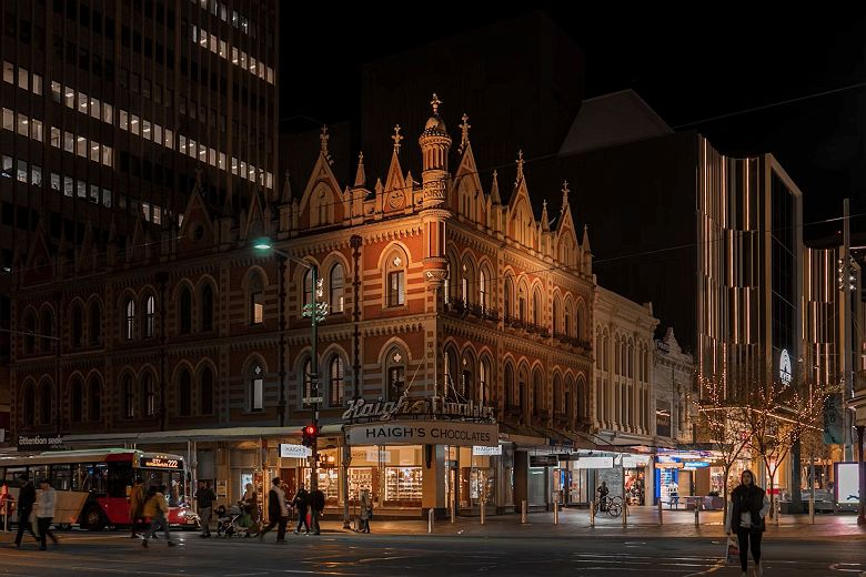 Rue de la ville / Adélaïde / Australie