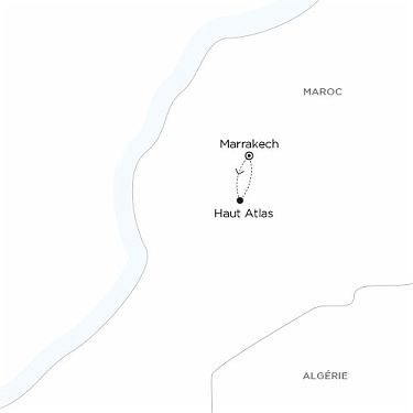 Carte Voyage de noces MAROC - Kasbahs, Lanternes & Rêves d’Atlas