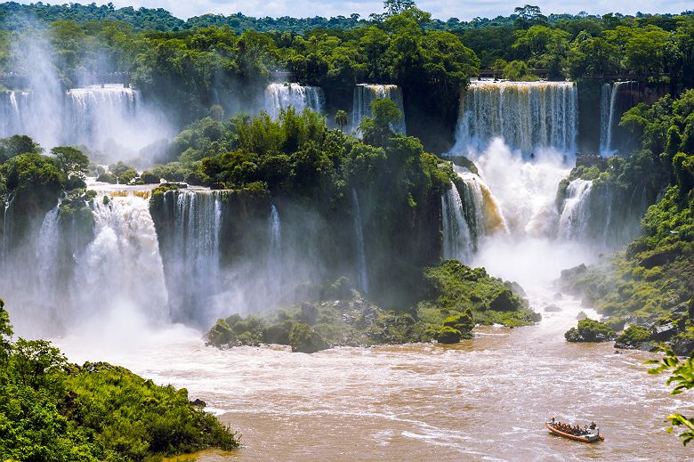 Les chutes d'Iguaçu au Brésil et en Argentine