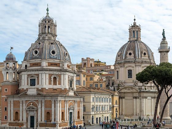 Paysages de Rome de nuit