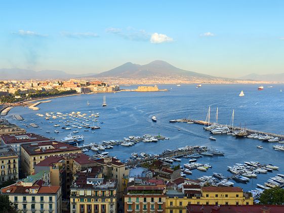 Vue de la baie de Naples - Italie