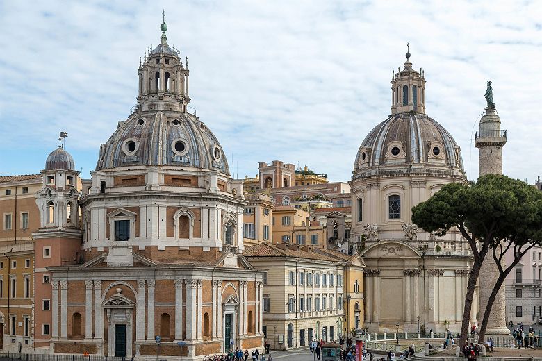 Paysages de Rome de nuit