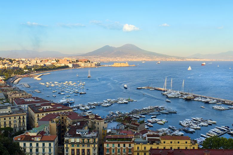 Vue de la baie de Naples - Italie
