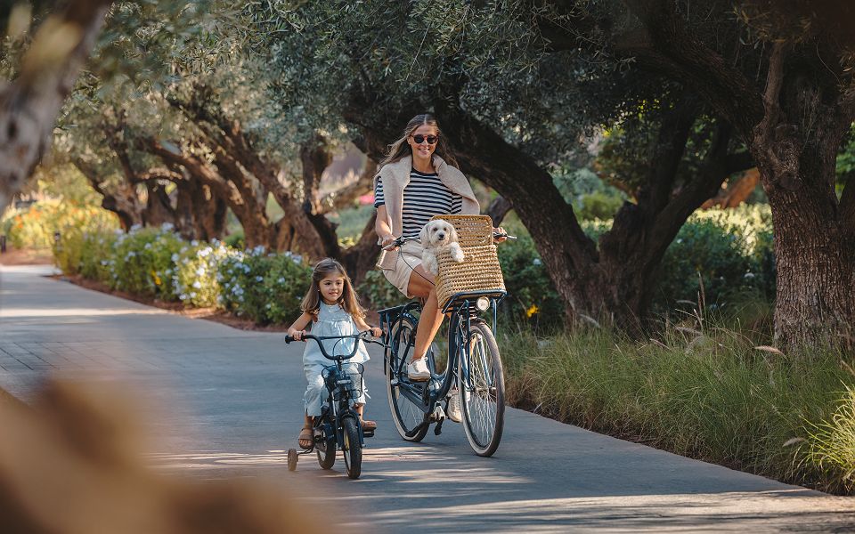 Fairmont Royal Palm Marrakech - balade à vélo en famille