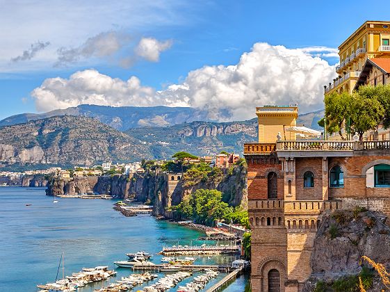 Campanie - Vue sur la côte de Sorrento