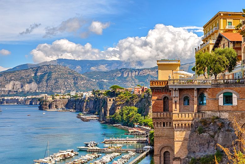 Campanie - Vue sur la côte de Sorrento