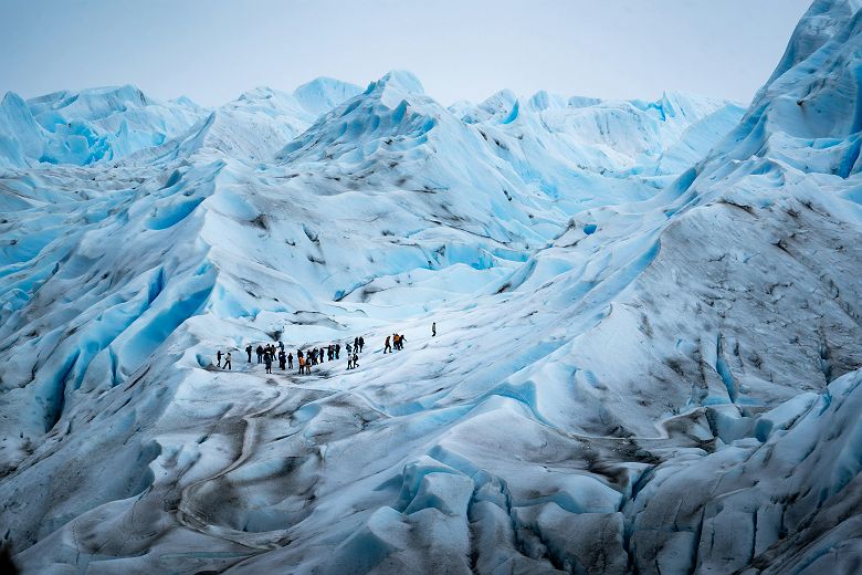 Marche sur le Perito Moreno, El Calafate