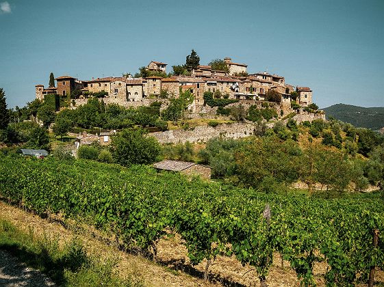 Montefioralle dans le Chianti