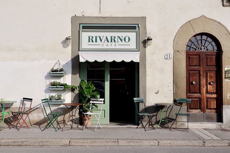 Façade de café à Florence - Italie