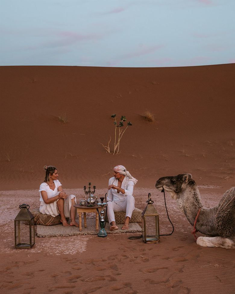 Umnya Desert Camp - Couple - Erg Chegaga - Désert du Sahara - Maroc