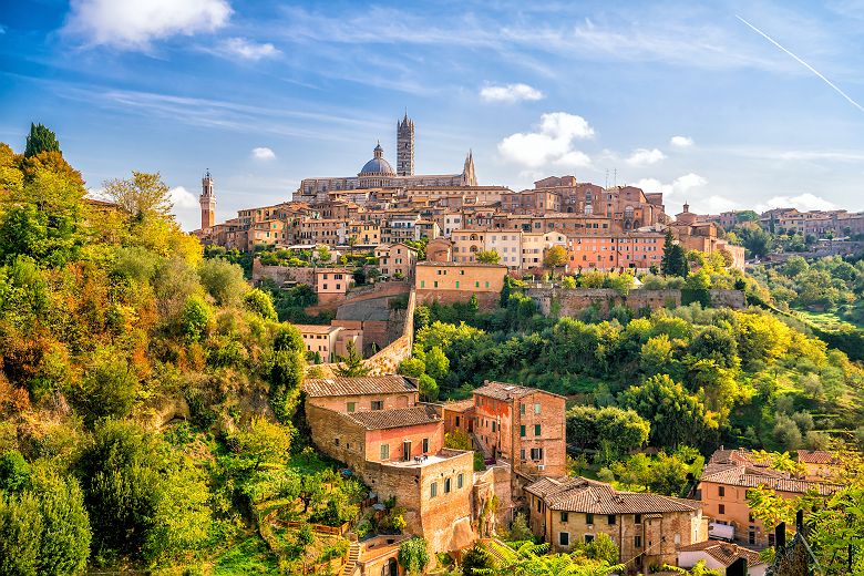 Vue sur Sienne et sa Cathédrale - Italie