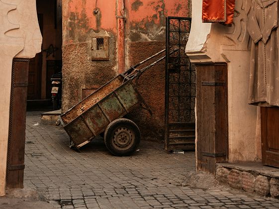 Ruelles de la médina de Marrakech - Maroc
