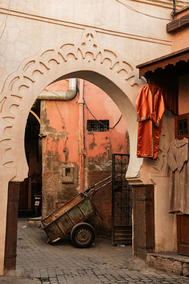 Ruelles de la médina de Marrakech - Maroc