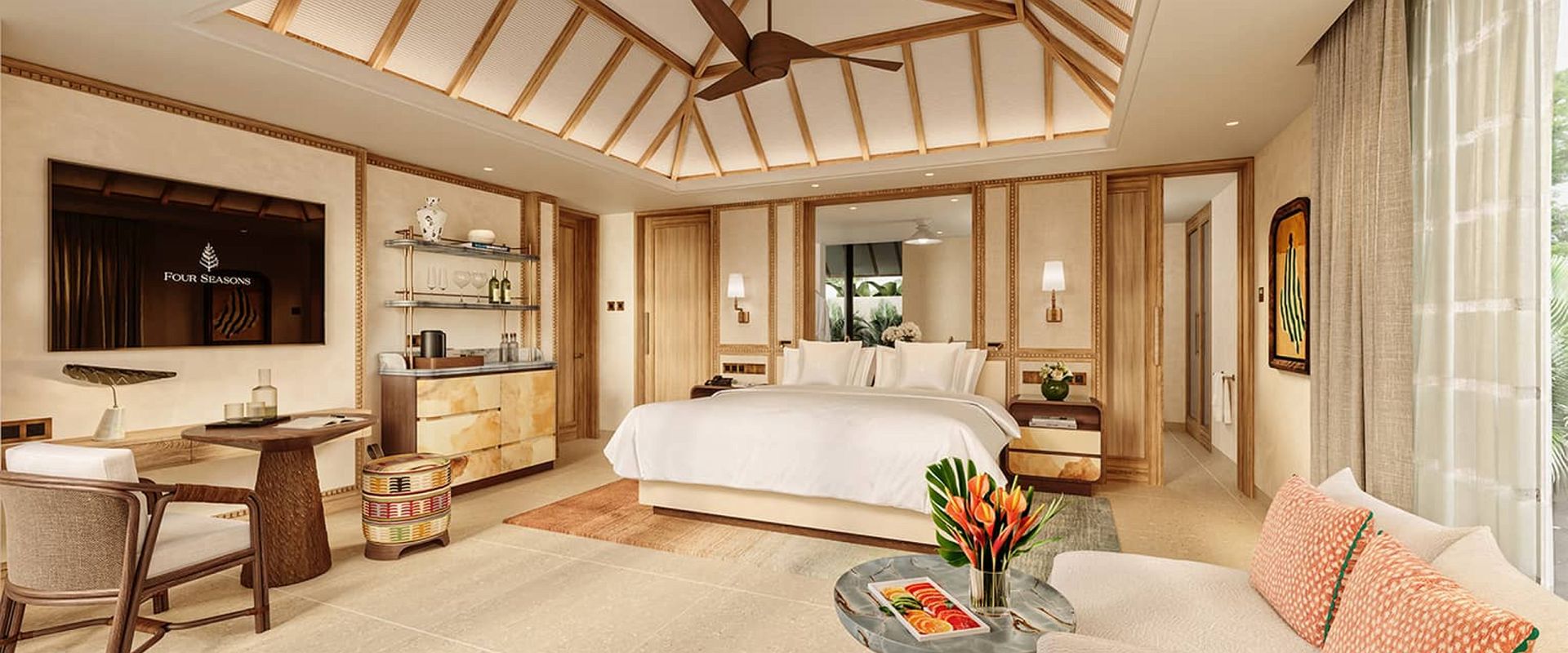 four seasons resort mauritius   garden pool villa   ile maurice