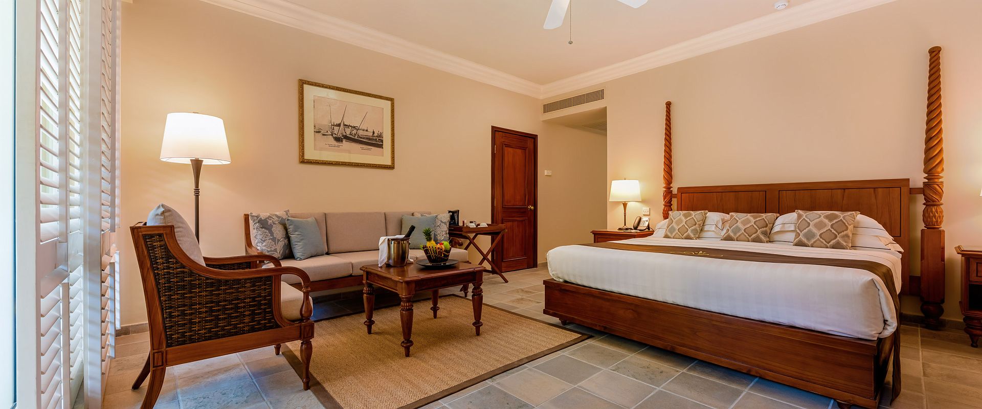 residence mauritius   colonial ocean view room   ile maurice