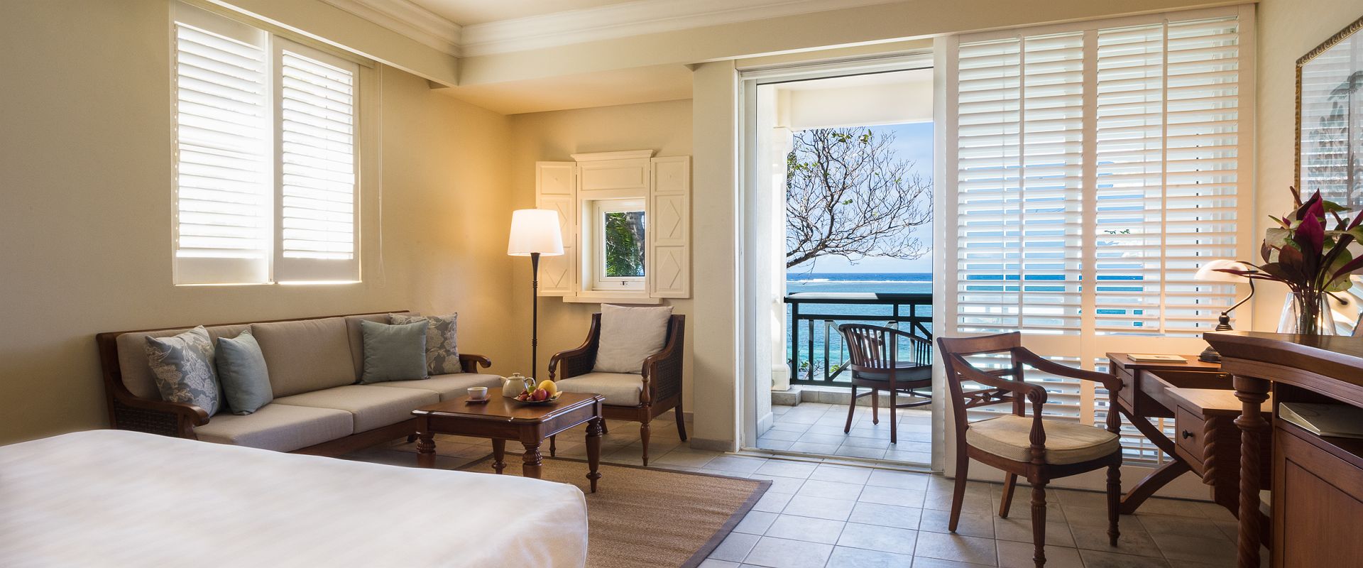 residence mauritius   ocean front room   ile maurice