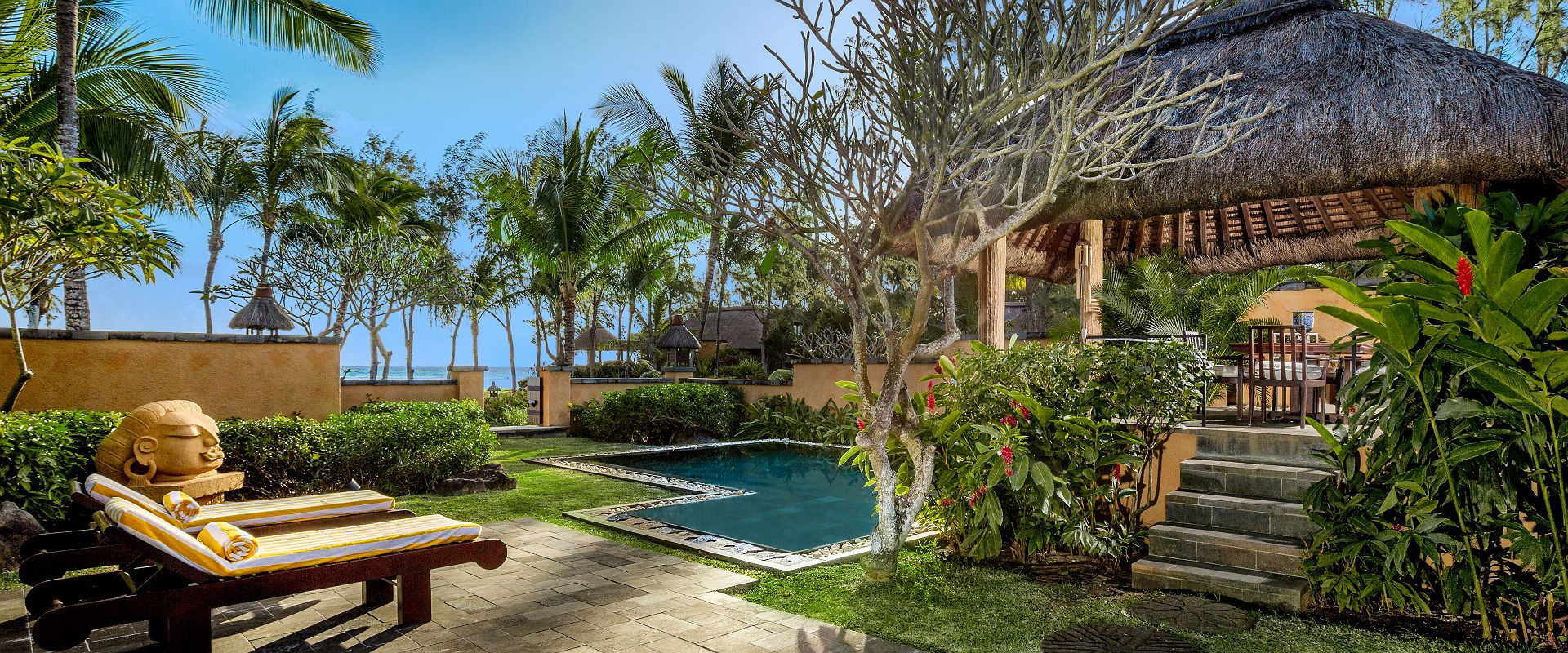 oberoi beach resort mauritius   premier villa with private pool   ile maurice