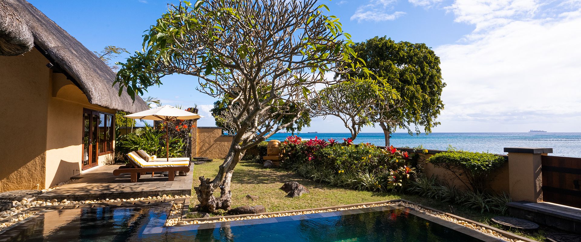 oberoi beach resort   royal ocean view villa with private pool   ile maurice
