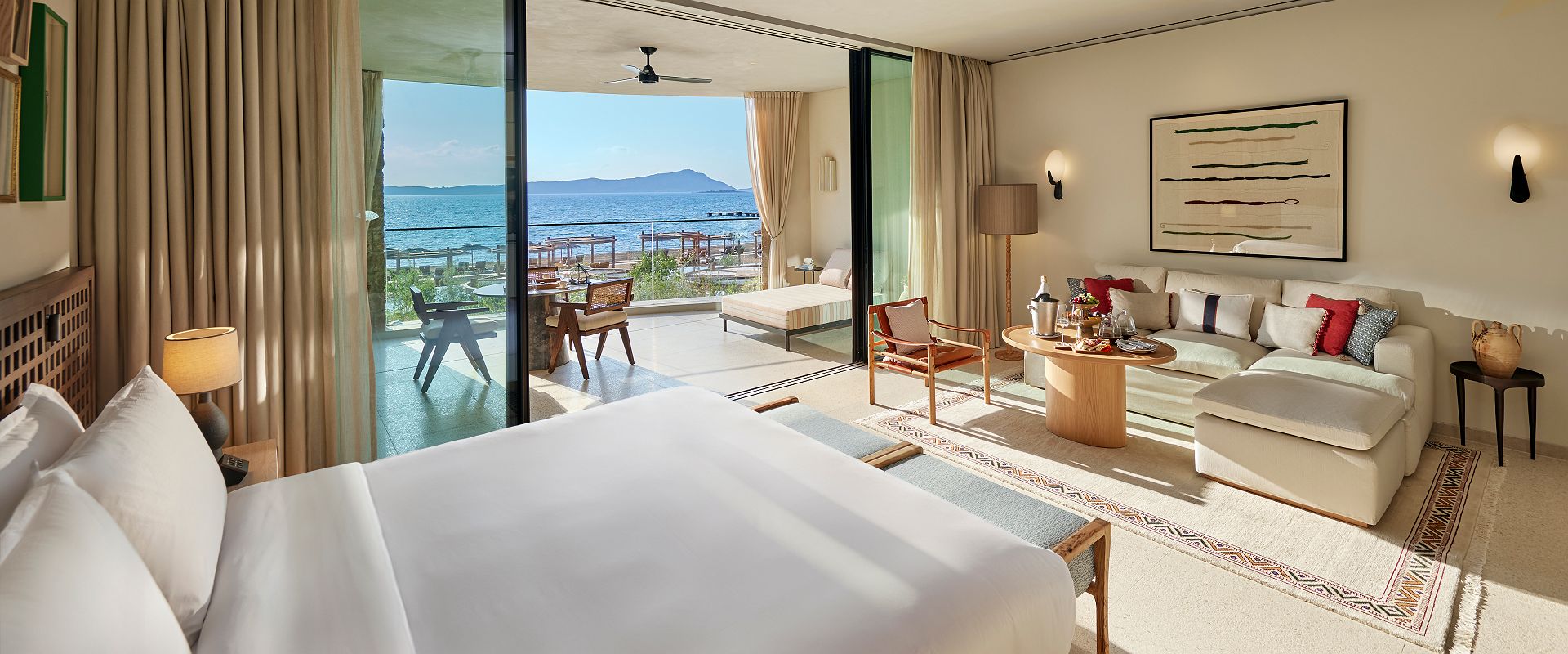 mandarin oriental costa navarino   beach club junior suite   grece