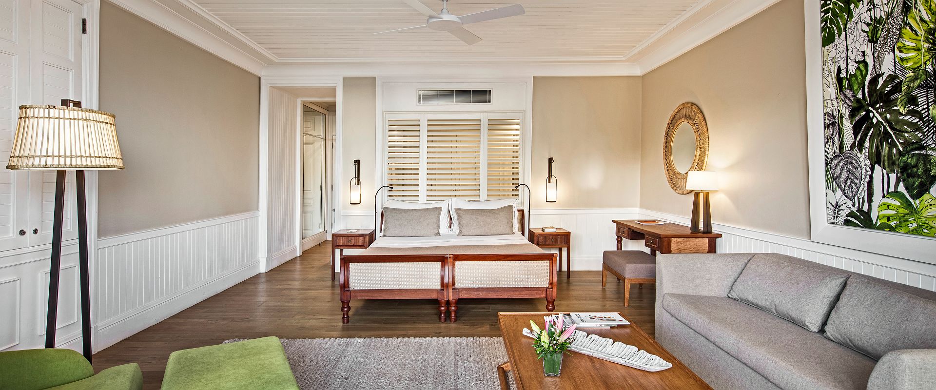 heritage telfair   deluxe beachfront suite   ile maurice