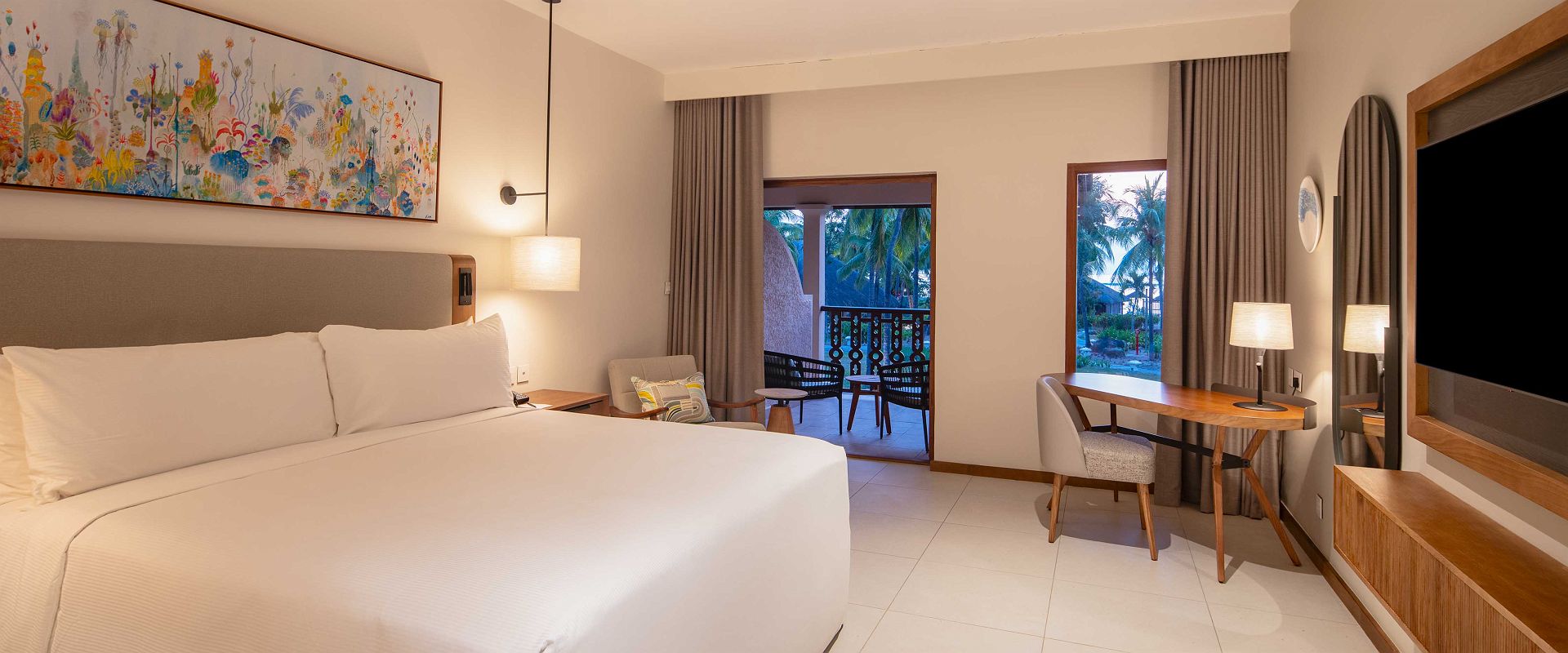 hilton mauritius resort  spa   deluxe rooms king   ile maurice