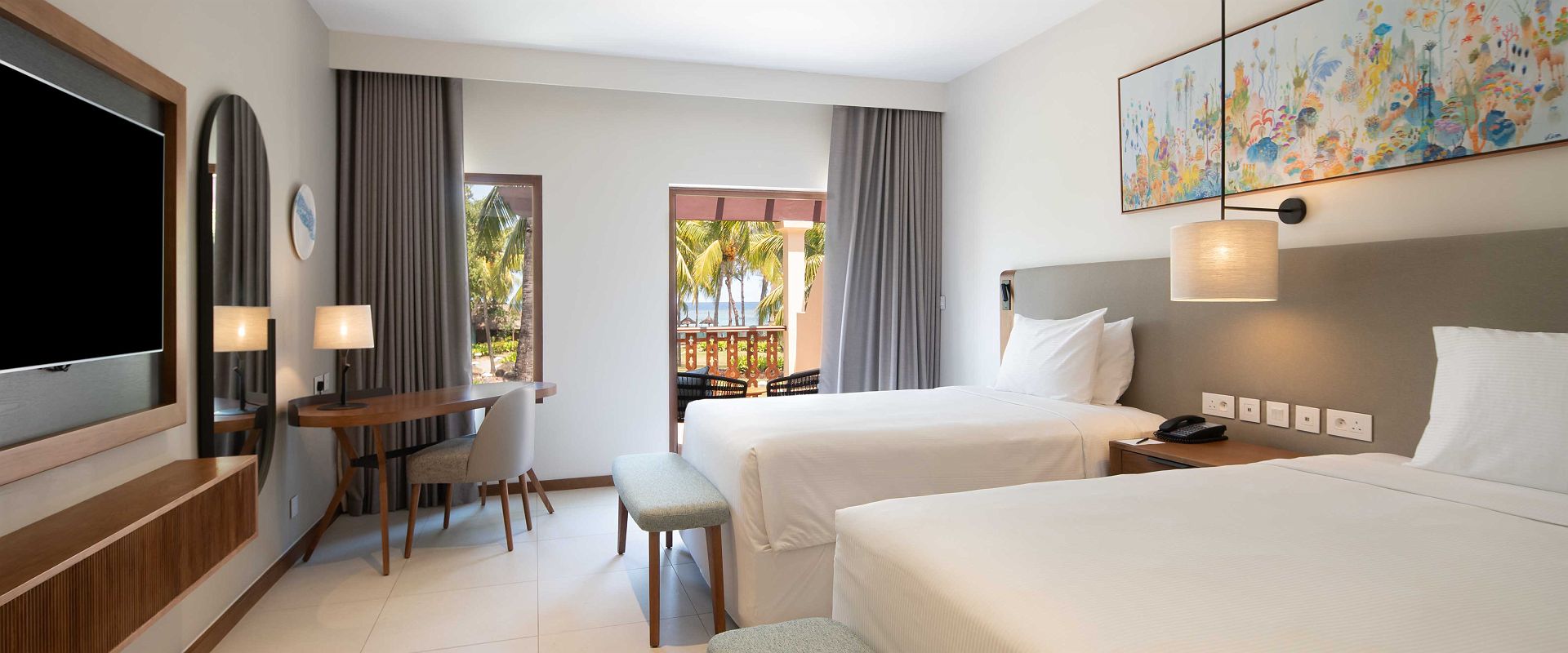 hilton mauritius resort  spa   deluxe rooms twin   ile maurice