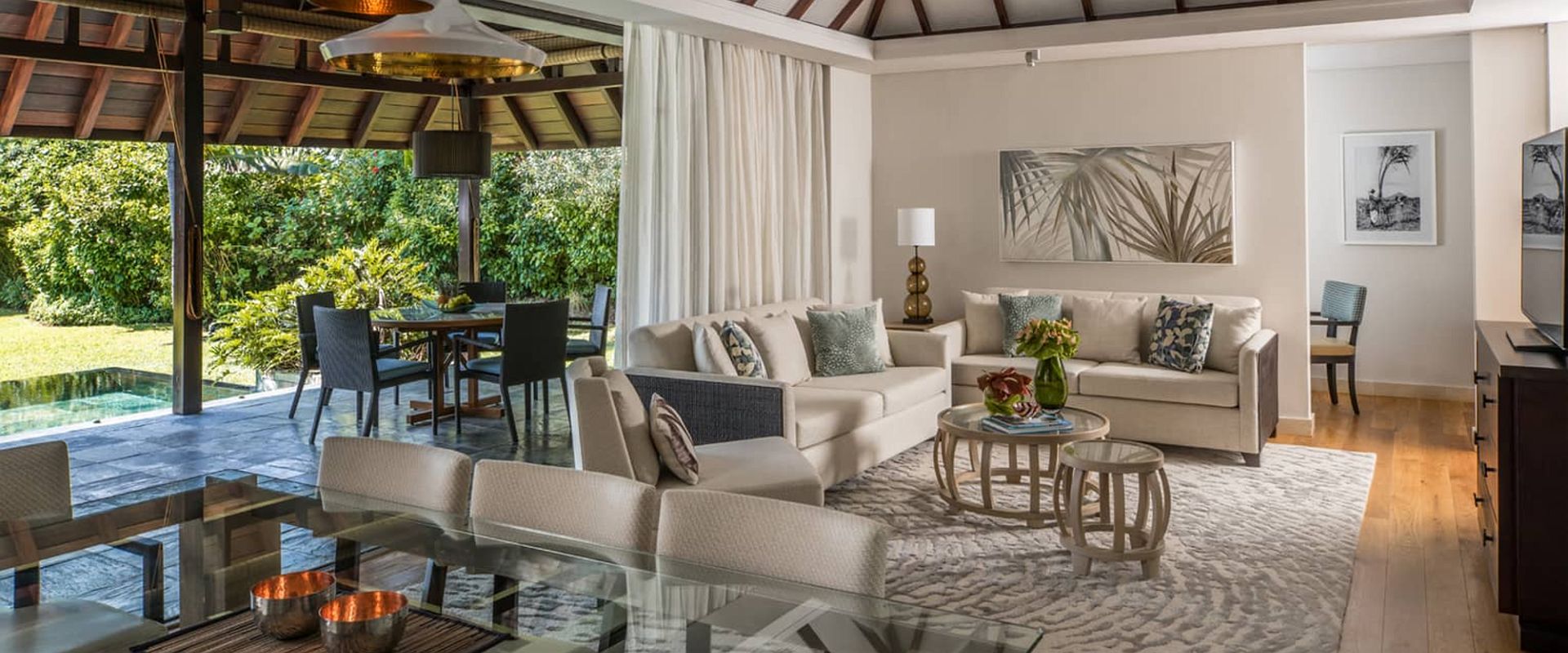 four seasons resort mauritius   three bedroom garden pool villa   ile maurice