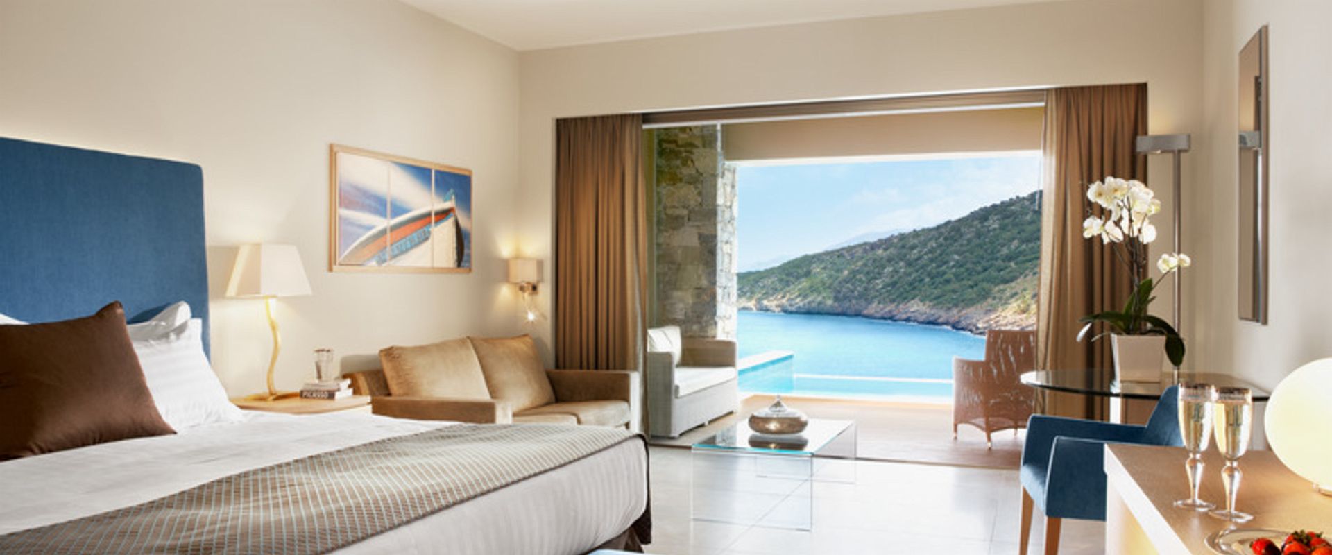 daios cove   deluxe sea view room with individual pool   cretegrece
