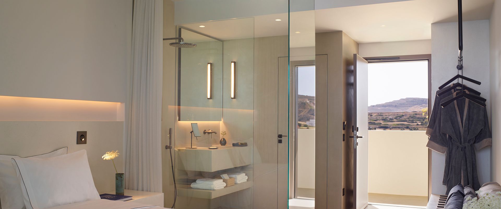 domes white coast milos   deluxe suite sea view with private pool   grece 