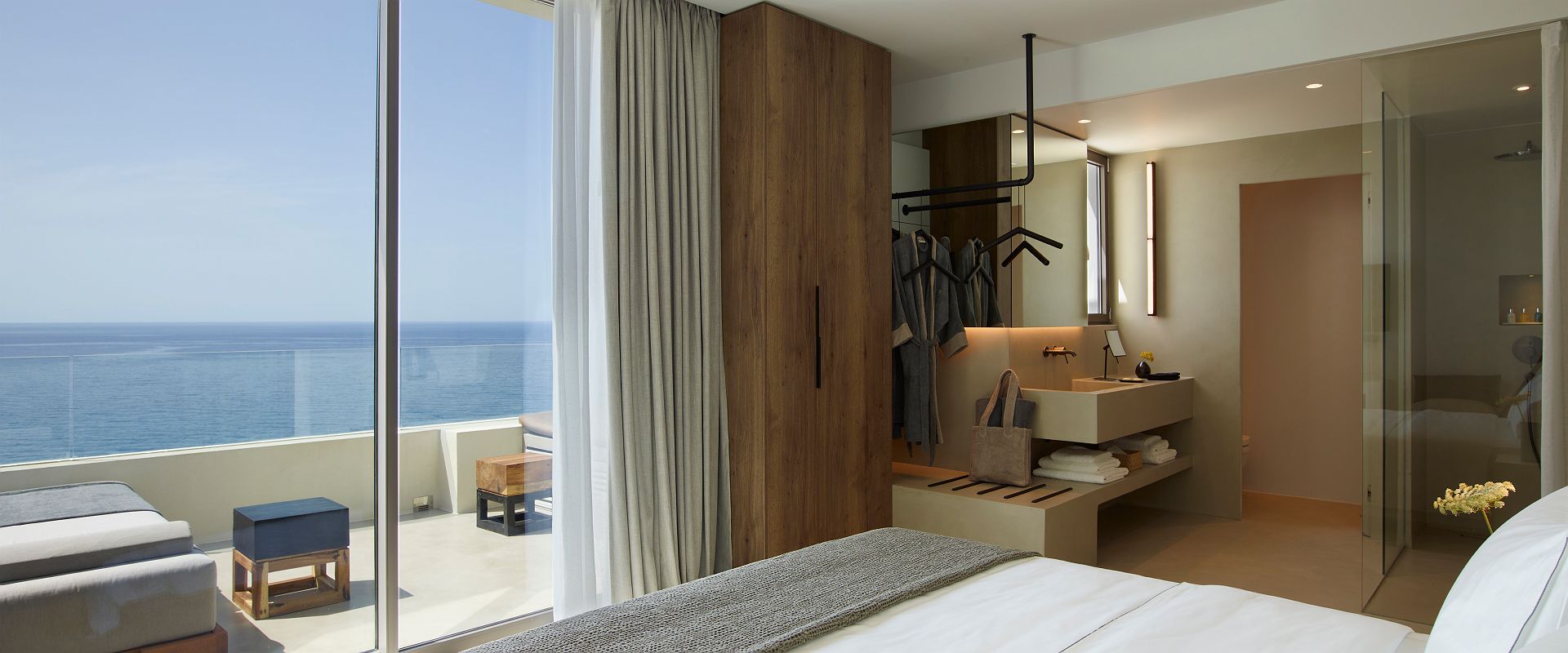 domes white coast milos   superior suite sea view with private chill out pool   grece