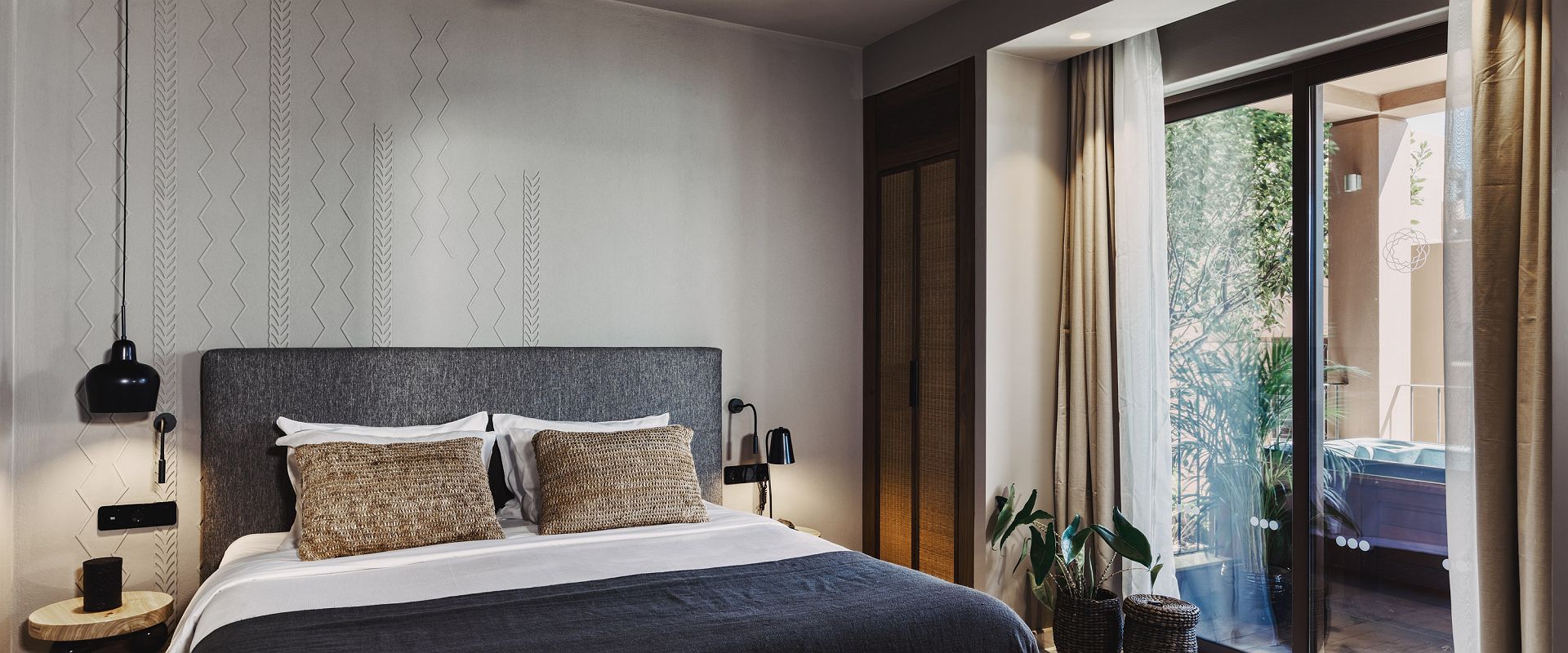 domes of elounda   family suite garden view with outdoor jacuzzi   grece