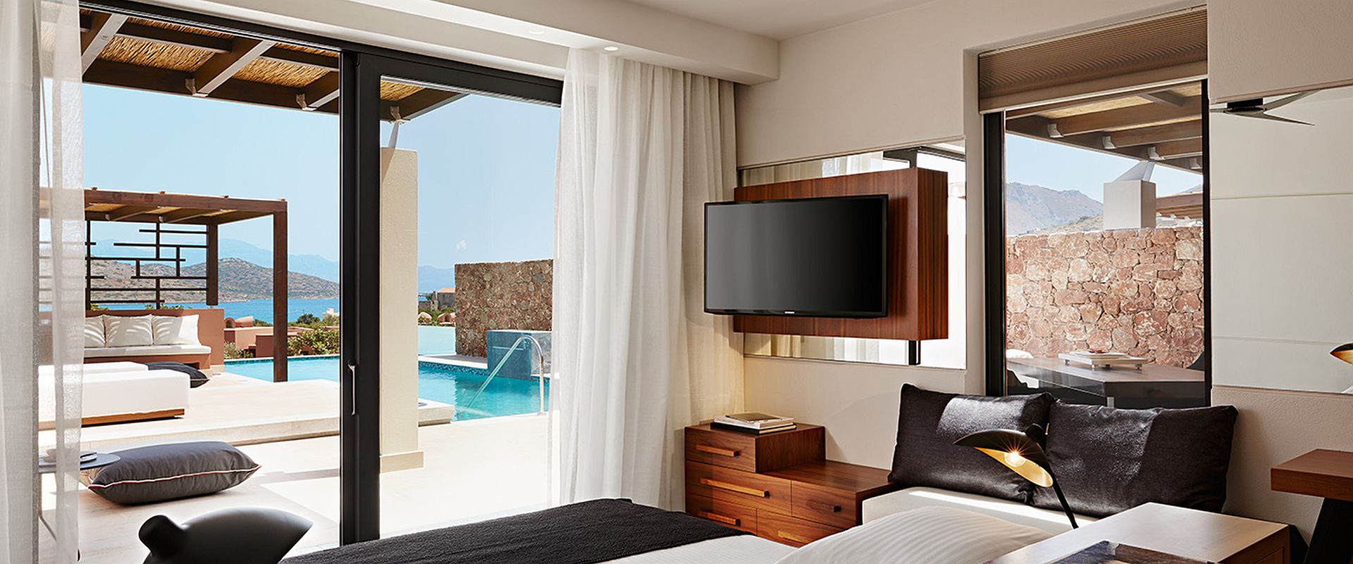 domes of elounda   luxury residence three bedrooms with private pool   grece