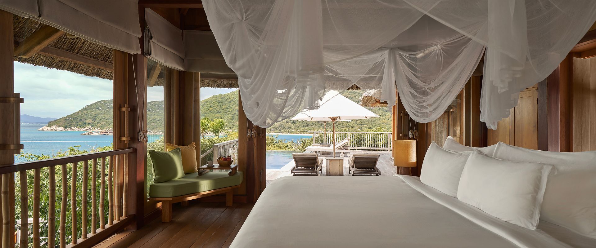 six senses ninh van bay   two bedroom hill top pool villa   vietnam