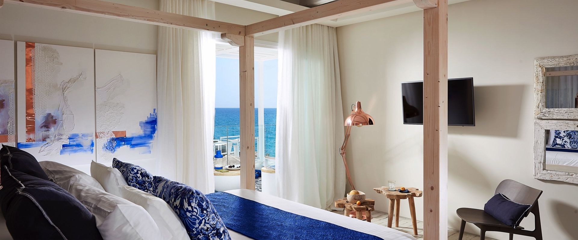   artemis seaside resort   superior suite with sea view   grece