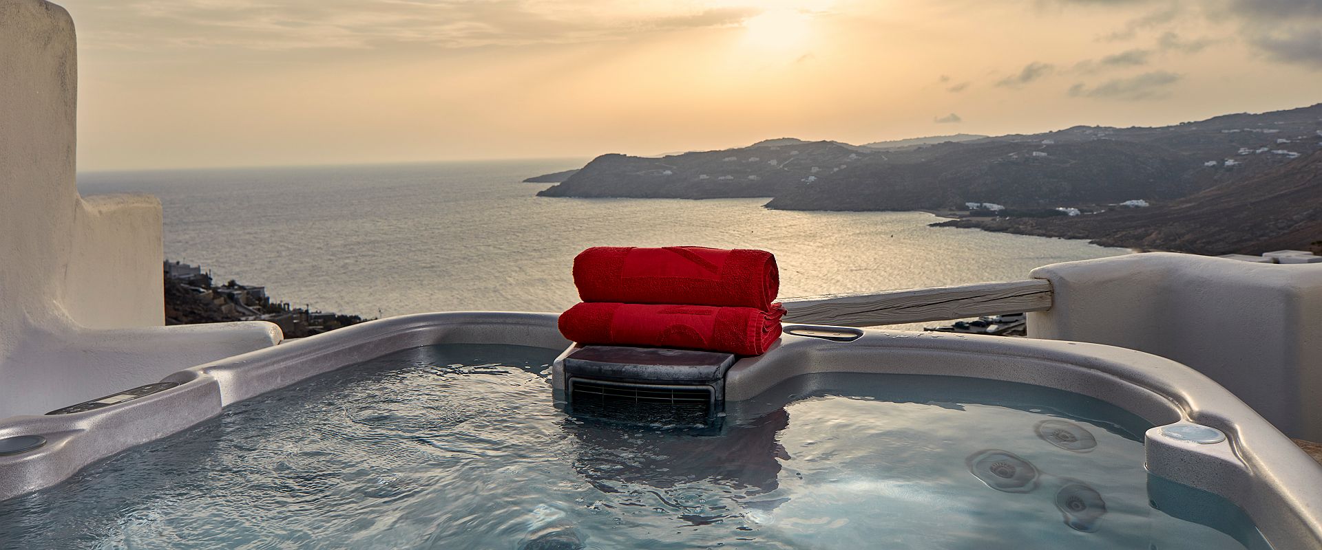 myconian avaton   pure jacuzzi outdoor   grece