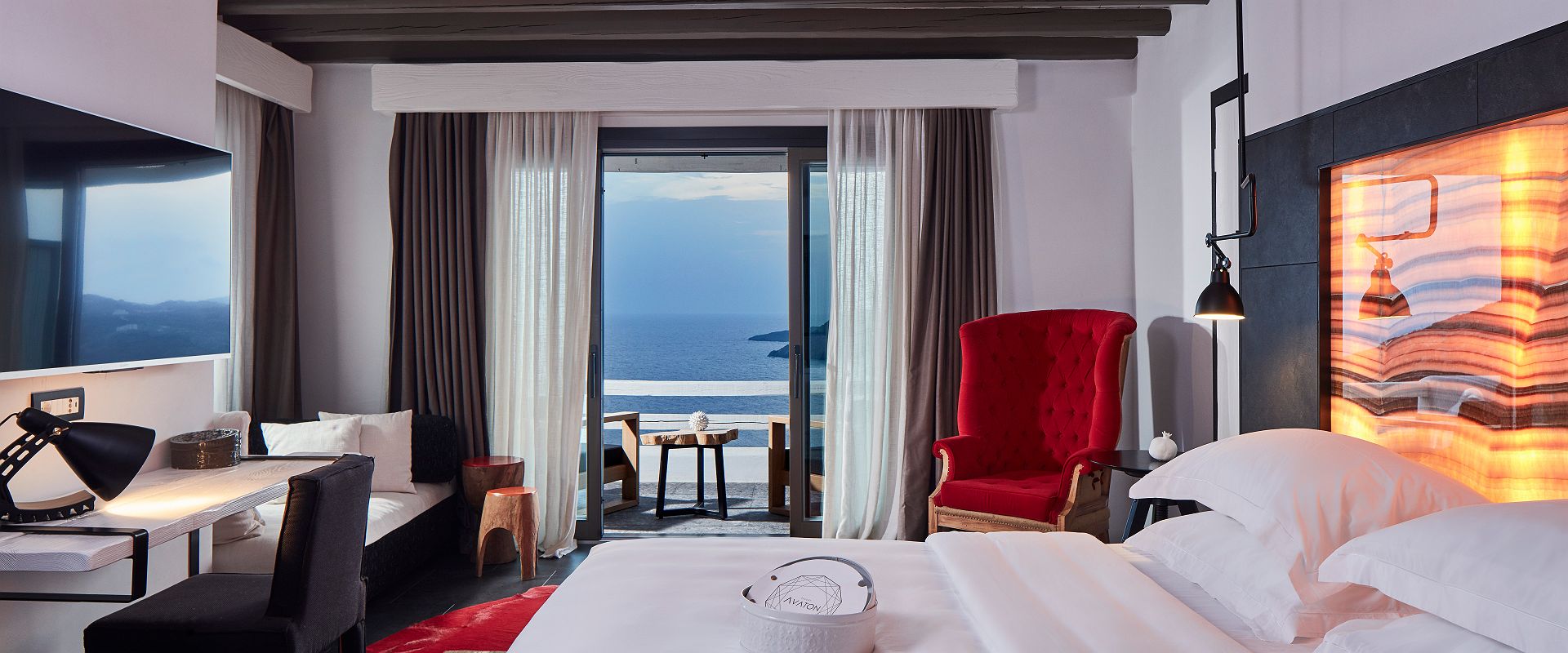 myconian avaton   mystique suite pool   grece