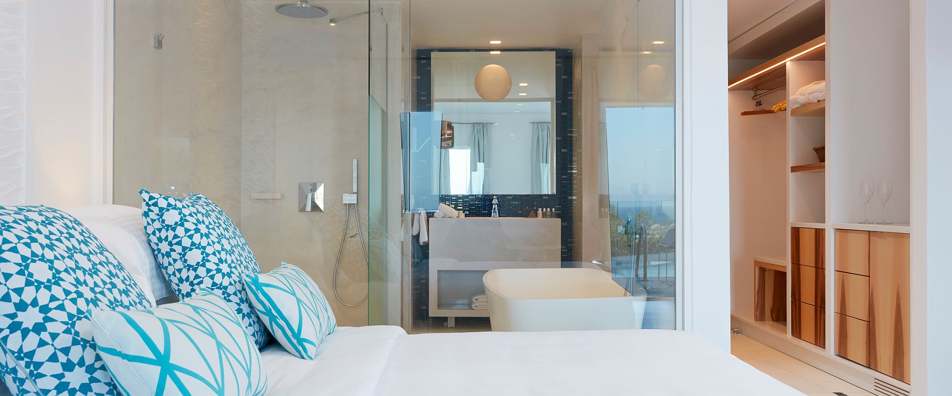   myconian ambassador   thalasssa suite with shared pool   grece