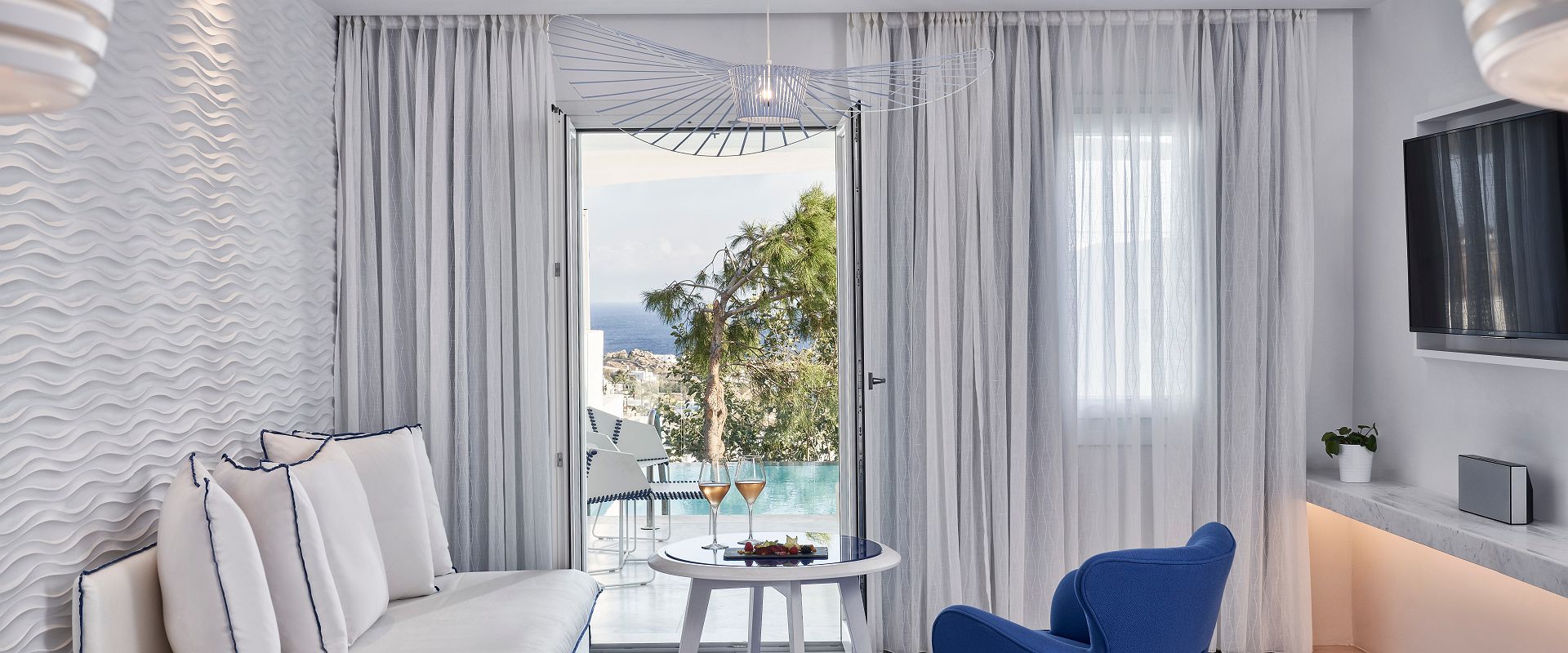 myconian ambassador   thalasssa suite with private pool   grece