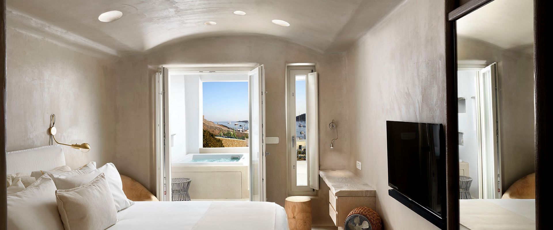 myconian kove   deluxe room sea view   grece